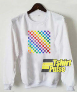 Checkered Rainbow sweatshirt