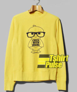 Chick With Brain sweatshirt