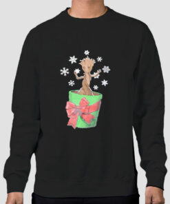 Christmas Galaxy Greeting Groot Sweatshirt Cheap