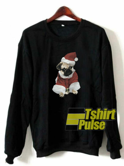 Christmas Pug Graphic sweatshirt