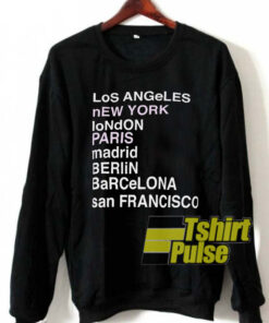 City Love Black sweatshirt