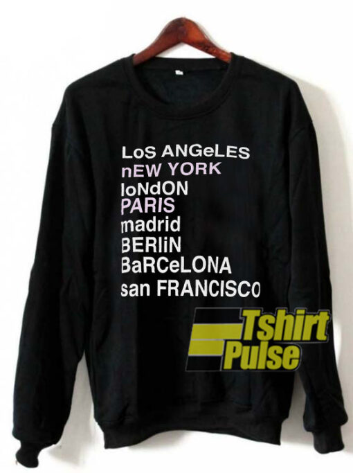 City Love Black sweatshirt