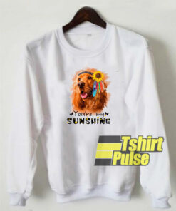 Cocker spaniel flower sweatshirt