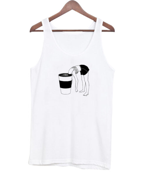 Coffee First tank top