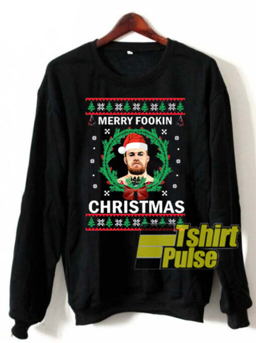 Conor Mcgregor Merry Fookin Christmas sweatshirt