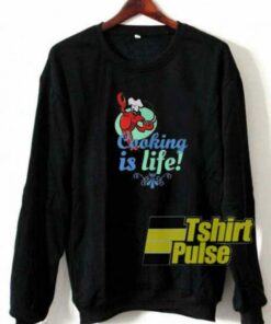 Cooking Is Life Meme sweatshirt