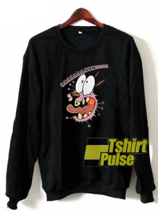 Courage the cowardly dog sweatshirt