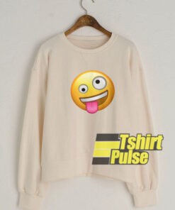 Crazy Face Emoji sweatshirt