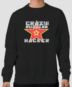 Crazy Russian Hacker Merch Double Stars Sweatshirt Cheap