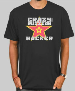 Crazy Russian Hacker Merch Double Stars Sweatshirt Cheap 3