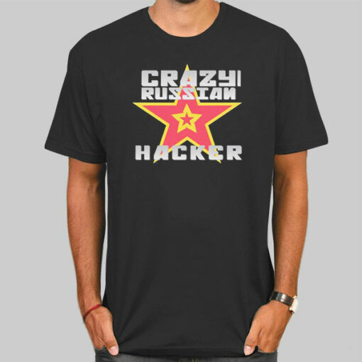 Crazy Russian Hacker Merch Double Stars Sweatshirt Cheap