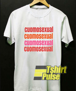 Cuomosexual Lettering Colour t-shirt for men and women tshirt