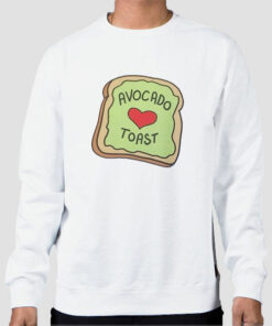 Cute Graphic Toast Avocado Sweatshirt Cheap Cute Graphic Toast Avocado Sweatshirt Cheap