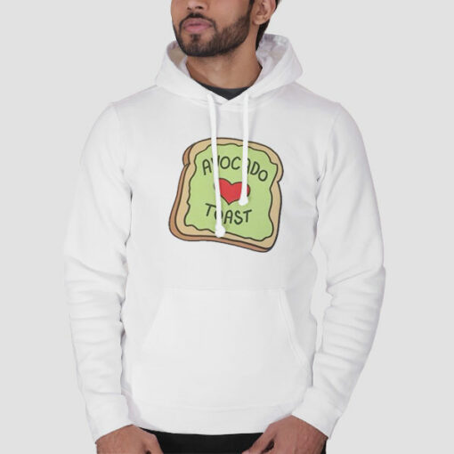 Cute Graphic Toast Avocado Sweatshirt Cheap