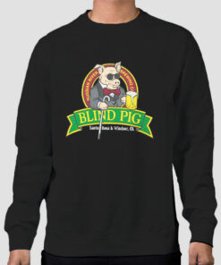 Cute Logo Blind Pig Sweatshirt Cheap
