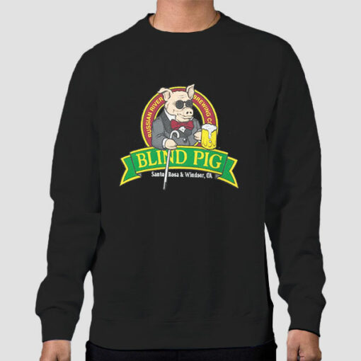 Cute Logo Blind Pig Sweatshirt Cheap