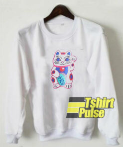 Cute Lucky Cat sweatshirt