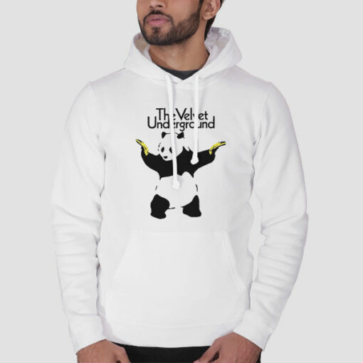 Cute Panda the Velvet Underground Sweatshirt Cheap