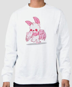Cute Pink Sakura Mothman Sweatshirt Cheap Cute Pink Sakura Mothman Sweatshirt Cheap
