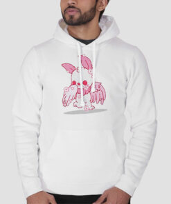 Cute Pink Sakura Mothman Sweatshirt Cheap