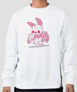 Cute Pink Sakura Mothman Sweatshirt Cheap 3 Cute Pink Sakura Mothman Sweatshirt Cheap 4