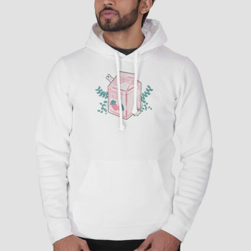 Cute Strawberry Milk Carton Sweatshirt Cheap