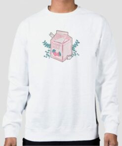 Cute Strawberry Milk Carton Sweatshirt Cheap 3 Cute Strawberry Milk Carton Sweatshirt Cheap 4