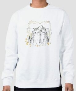 Cutes Twin Cat Sweatshirt Cheap 3 Cutes Twin Cat Sweatshirt Cheap 4
