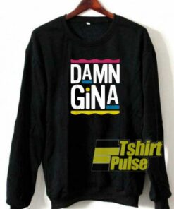 DAMN Gina Lettering sweatshirt
