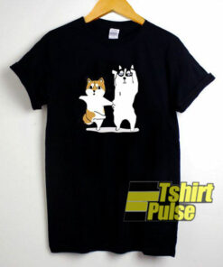 Dancing Dogs Print t-shirt for men and women tshirt