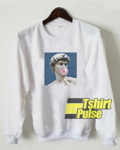 David Statue Bubblegum sweatshirt