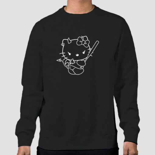 Devil Hello Kitty Sanrio Sweatshirt Cheap