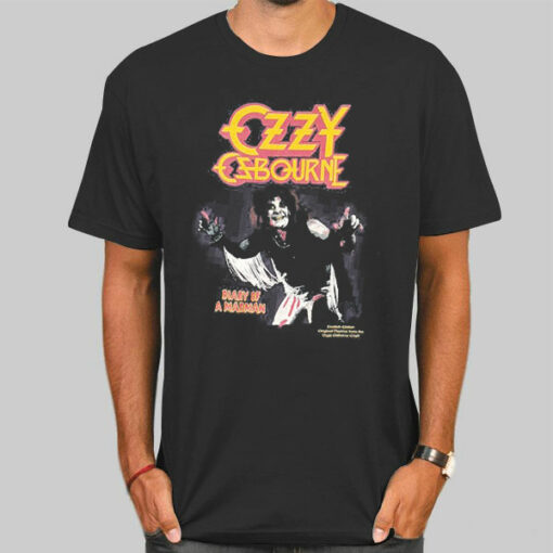 Diary of a Madman Ozzy Osbourne T Shirts Vintage Cheap