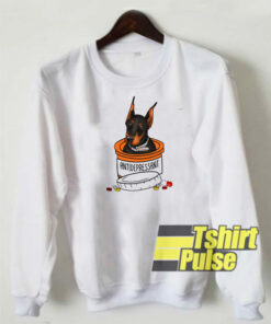 Doberman medicine antidepressant sweatshirt