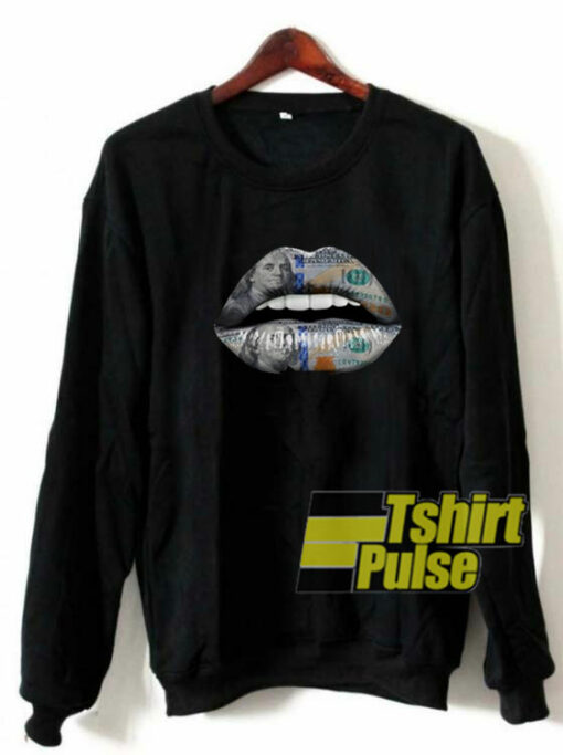 Dollar Lips sweatshirt