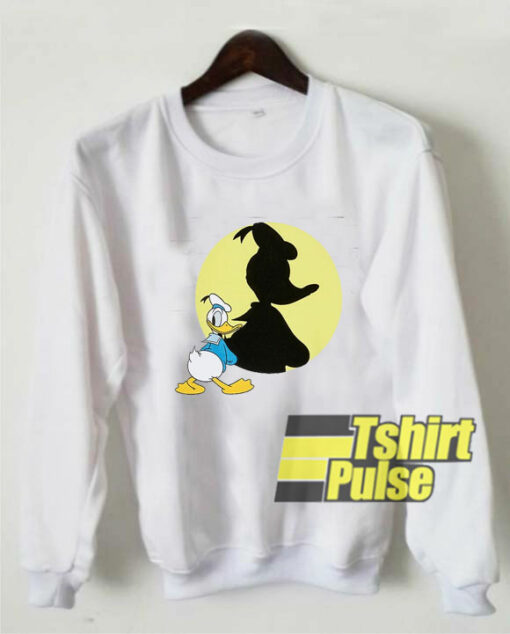 Donald Duck With Shadow sweatshirt