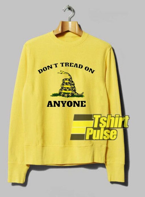 Don’t Tread On Anyone Gadsden Flag sweatshirt Cheap 01