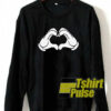 Dope Hands HEART sweatshirt
