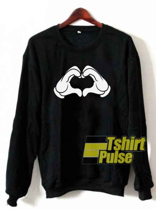 Dope Hands HEART sweatshirt