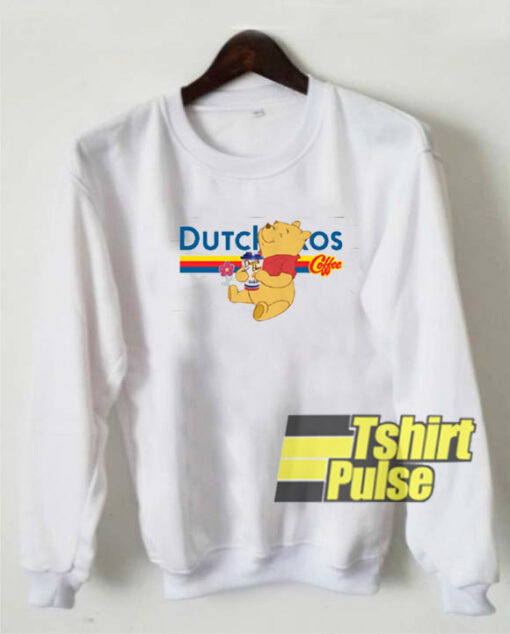 Dutch Bros Coffee Pooh sweatshirt