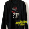 Elephant wearing glasses and wine Christmas sweatshirt