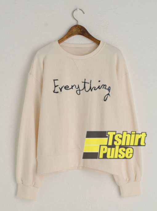 Everything Cream sweatshirt