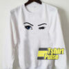 Eyelash Art sweatshirt