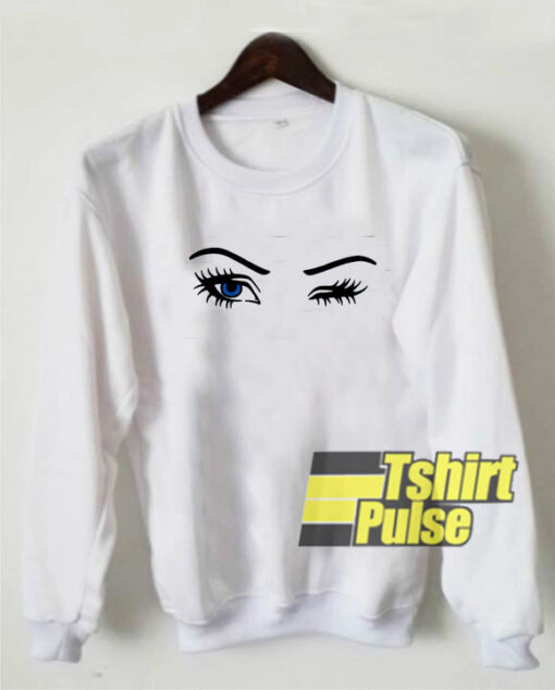 Eyelash Art sweatshirt