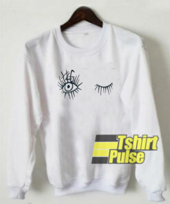 Eyelash Printed sweatshirt