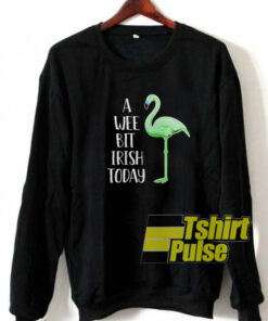 Flamingo A Wee Bit Irish sweatshirt