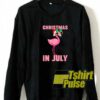 Flamingo Christmas In July sweatshirt