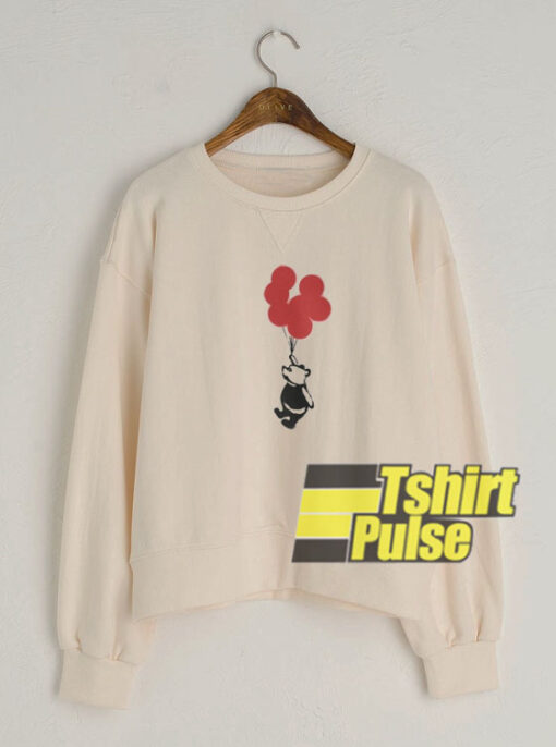 Flying Balloon Bear sweatshirt