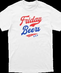 Friday Beers Red, White, and Blue Tee