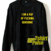 Fucking Sunshine Black sweatshirt